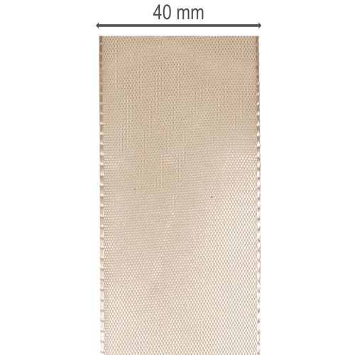 Fita decorativa de tafetá em rolo, fita para laço, 40 mm de largura, 50 m. | Floristik24.pt