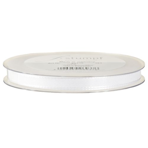 Itens Fita decorativa branca 8mm 50m