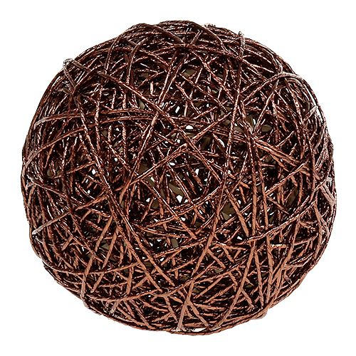 Floristik24 Bola decorativa Ø15cm cobre