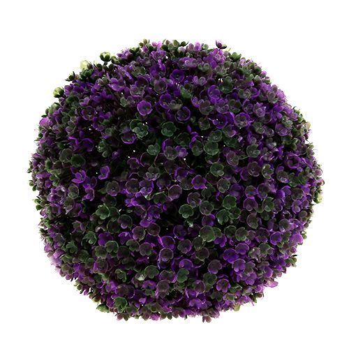 Floristik24 Bola decorativa em planta roxa artificial Ø18cm 1ud