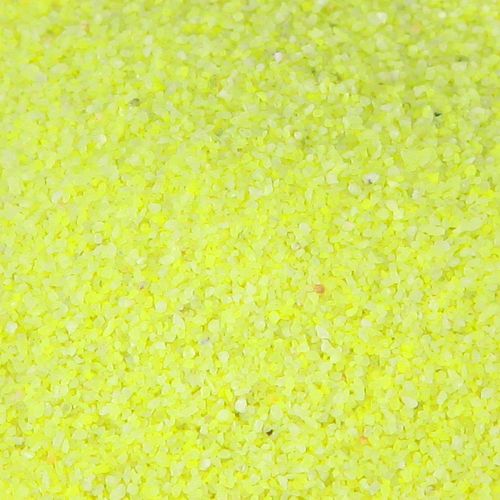 Itens Areia decorativa amarelo neon areia colorida 0,5mm areia amarelo neon 1kg