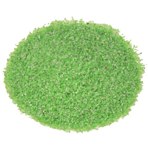 Areia decorativa verde neon areia colorida areia 0,5mm verde neon 1kg