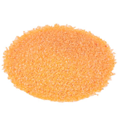 Areia decorativa laranja neon areia 0,5mm 1kg