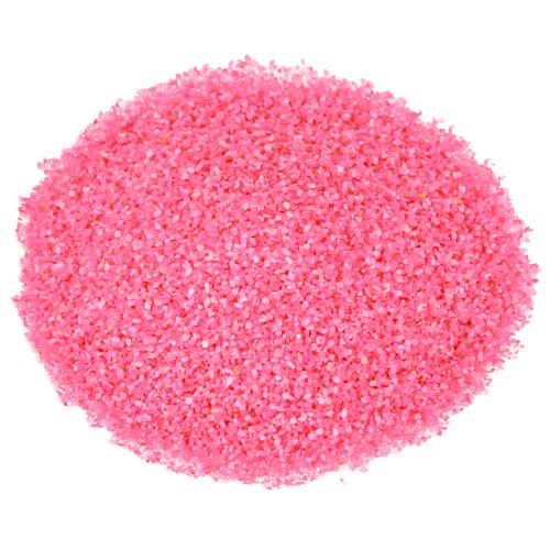 Floristik24 Areia decorativa rosa areia artesanal areia colorida 0,5mm rosa neon 1kg