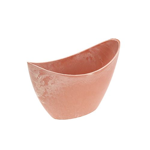 Floristik24 Tigela decorativa laranja claro 20cm x 9cm Alt.11,5cm, 1p