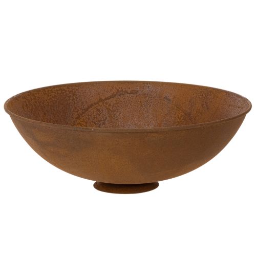 Tigela decorativa de metal, cor ferrugem, estilo vintage, Ø34cm A12cm Floristik24 | Floristik24.pt