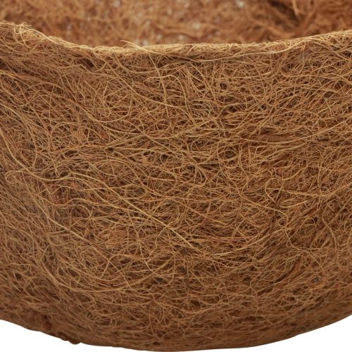 Itens Tigela de flores redonda, tigela de fibra natural, tigela de coco com cerca de 30 cm