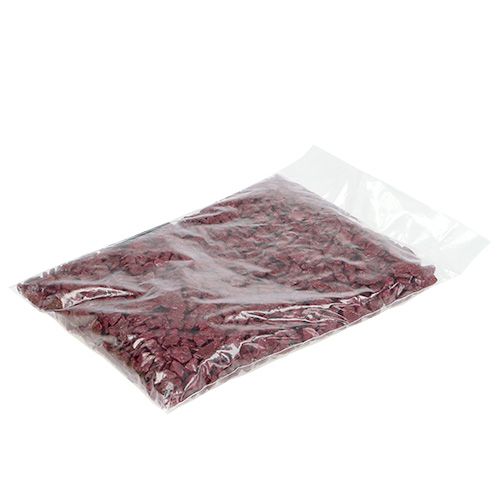 Floristik24 Pedras decorativas 9mm - 13mm 2kg Borgonha