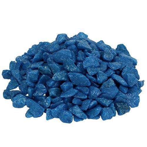 Itens Pedras decorativas 9mm - 13mm azul escuro 2kg