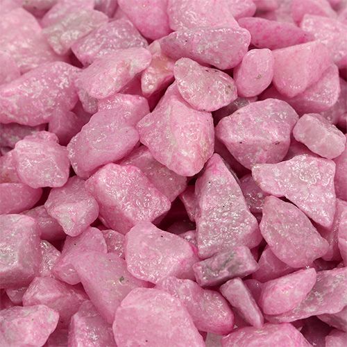 Floristik24 Pedras decorativas 9mm - 13mm rosa 2kg
