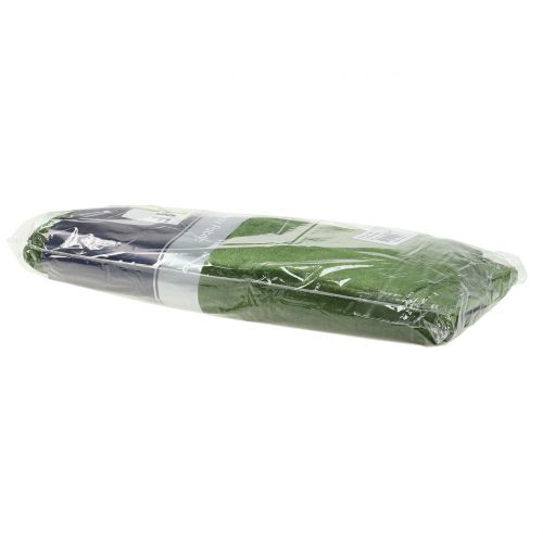 Floristik24 Tecido decorativo Veludo verde musgo 140 cm x 300 cm