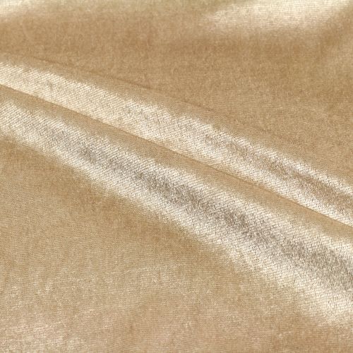 Floristik24 Tecido decorativo Veludo Areia 140cm x 300cm