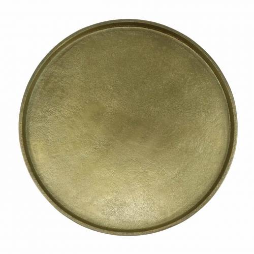 Floristik24 Prato decorativo de argila Ø20cm ouro