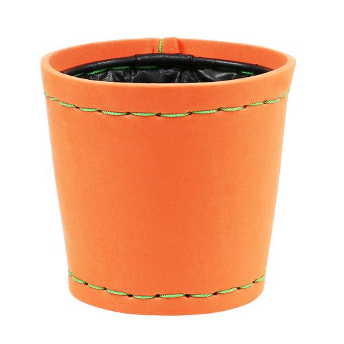 Floristik24 Vaso para plantas laranja Ø12cm Alt.11,5cm