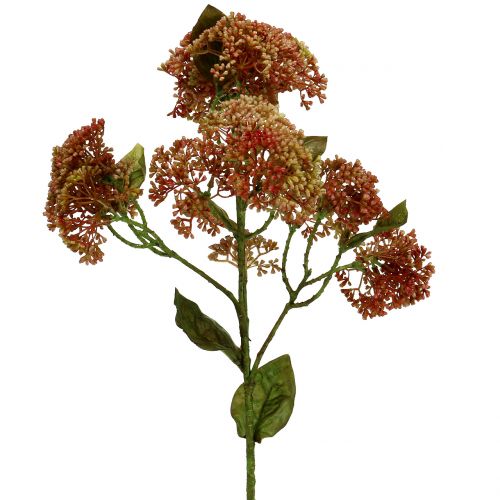 Ramo decorativo do sedum Bordeaux, amarelo 58cm