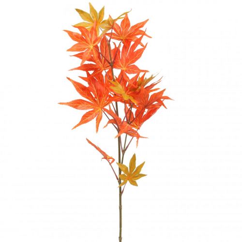 Deco ramo maple folhas de laranja ramo artificial outono 80cm