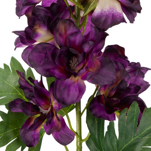 Itens Delphinium decorativo, flor artificial para um toque floral elegante, 79 cm, 3 peças.