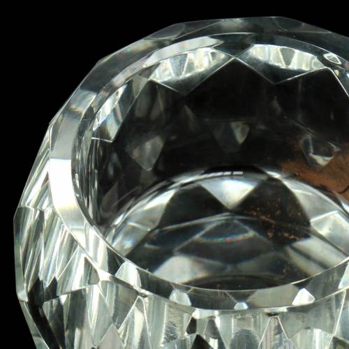 Floristik24 Decoração de mesa de diamantes Tealight claro Ø6cm