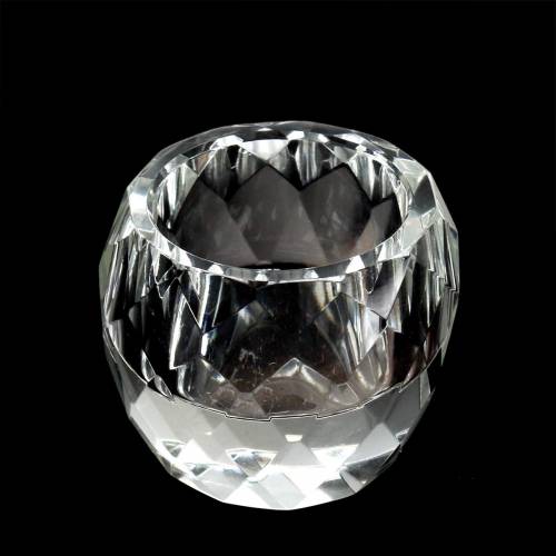 Floristik24 Decoração de mesa de diamantes Tealight claro Ø6cm