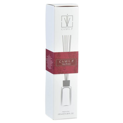 Itens Difusor de fragrância ambiente em bastões de fragrância Camila vinho tinto 100ml