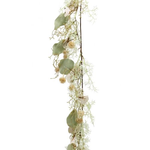 Guirlanda de cardo Guirlanda de decoração de plantas artificiais de cardo 127cm