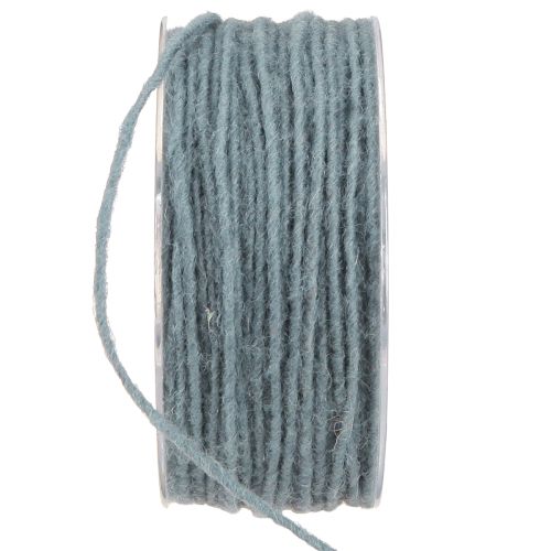 Itens Fio de lã cordão de feltro azul cinza Ø3mm 100m