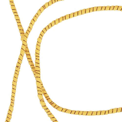Itens Fio de lã com fio de feltro mica amarelo bronze Ø5mm 33m