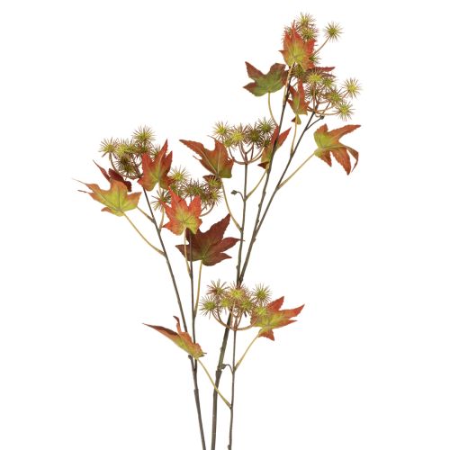 Ramo artificial de liquidâmbar no outono, com folhas e cachos de frutos, 132 cm. comprar | Floristik24.pt
