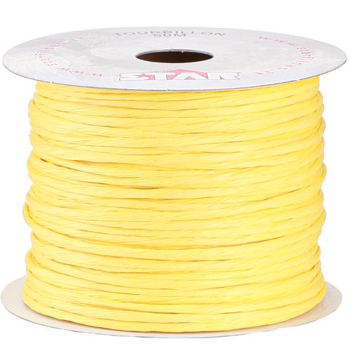Floristik24 Fio enrolado 50m amarelo