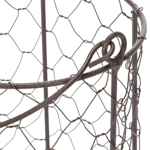 Itens Conjunto de cestos de arame ideais para uso na cozinha ou no jardim, 25 cm, 1 conjunto