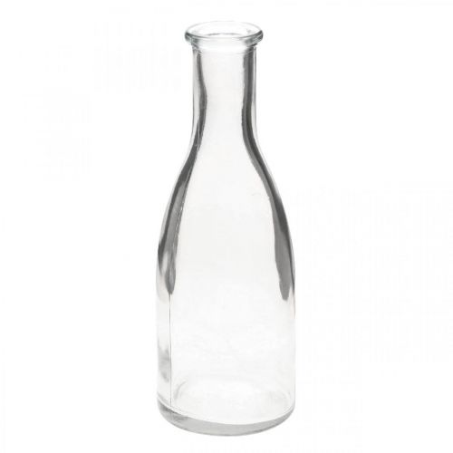 Floristik24 Cesta de arame vaso para garrafas decoração de mesa de metal preto 23×9×12cm