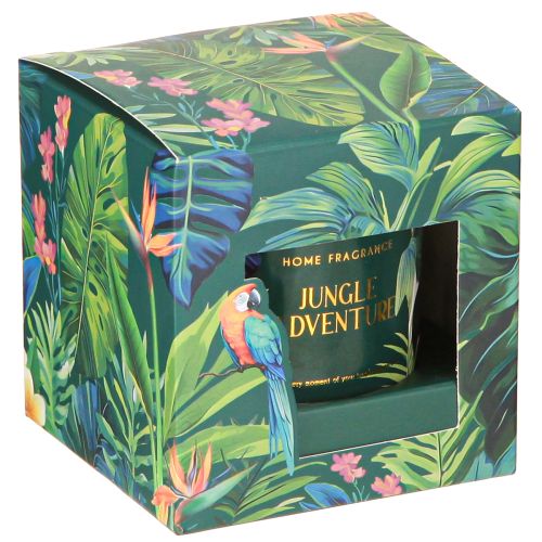 Itens Vela perfumada em frasco de vidro Vela Pepino-Eucalipto Verde Ø7cm