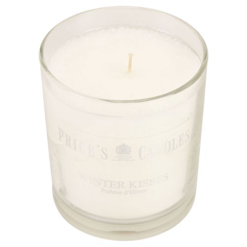 Floristik24 Vela perfumada em vidro vela perfumada Natal branca Alt.8cm