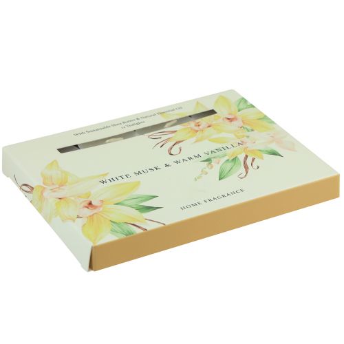Itens Velas perfumadas baunilha almíscar branco luzes de chá Ø3,5cm 12 un