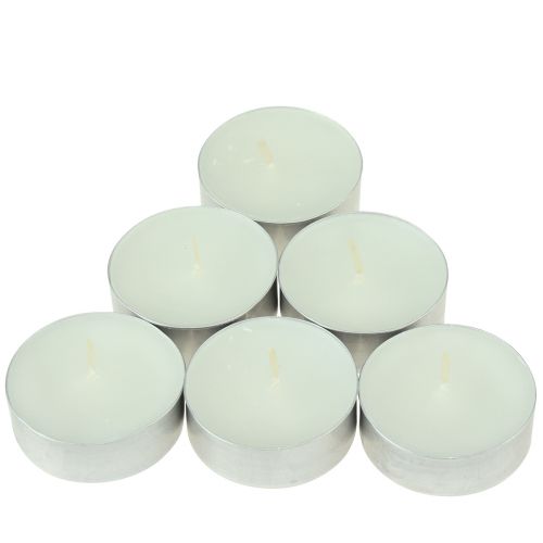 Itens Velas perfumadas baunilha almíscar branco luzes de chá Ø3,5cm 12 un