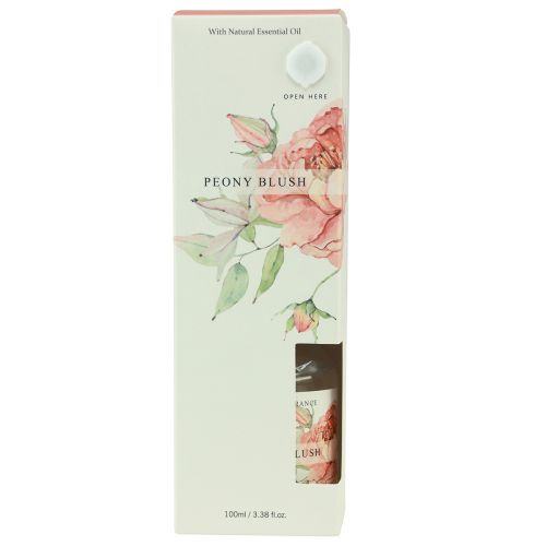 Itens Varas perfumadas difusor de vidro peônia fragrância ambiente 100ml