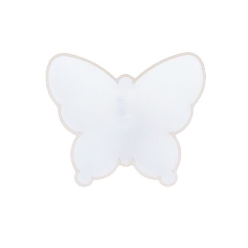 Floristik24 Borboleta de chá perfumada Ø4,8 cm H2 cm branco 6 unidades