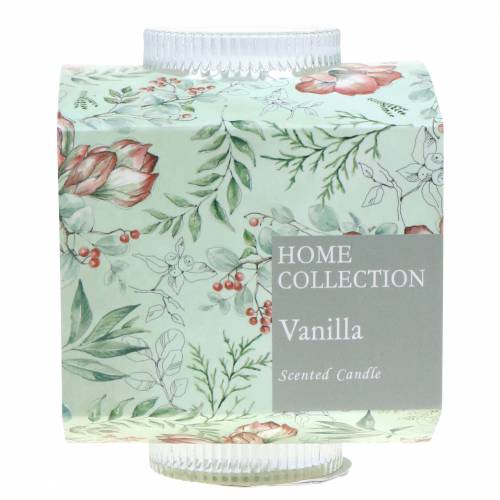 Floristik24 Vela perfumada em copo branco baunilha Ø8cm A10.5cm