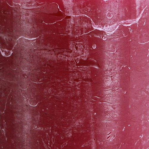 Itens Velas cor sólida Berry pilar velas roxas 70×120mm 4 un