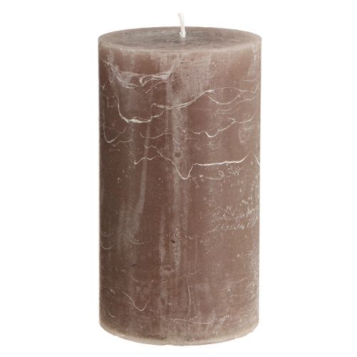 Itens Velas cor sólida velas pilar castanhas 85×150mm 2 un