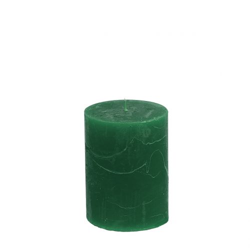 Velas de cor sólida verde escuro 60x80mm 4pcs