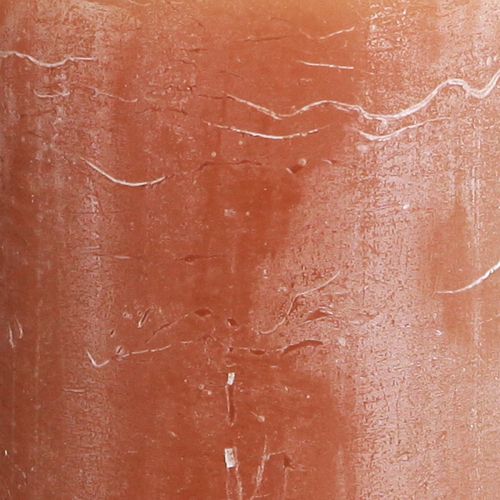 Itens Velas cor sólida velas pilar caramelo 70×120mm 4 un