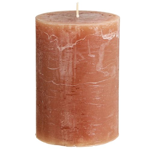 Itens Velas cor sólida velas pilar caramelo 85×120mm 2 un
