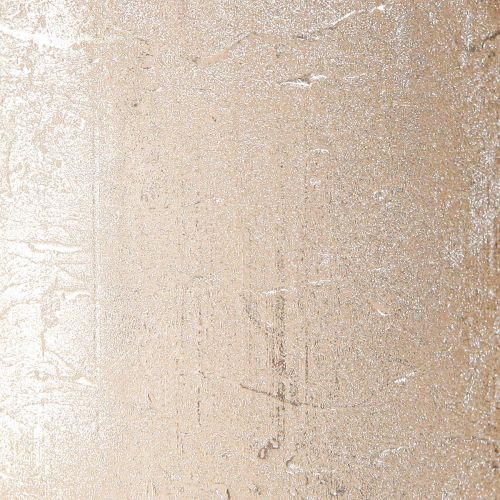 Itens Velas de cor sólida platina 60x100mm 4pcs
