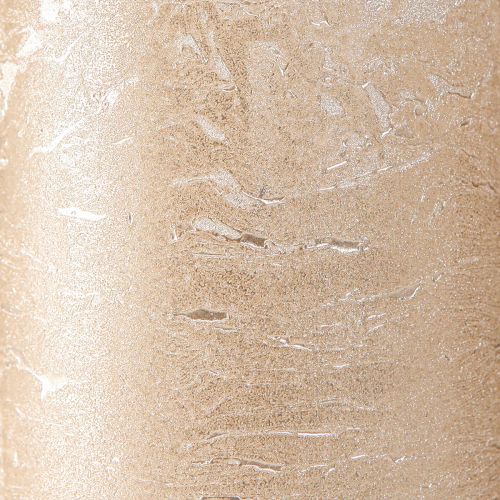 Itens Velas de cor sólida platina 85x150mm 2pcs