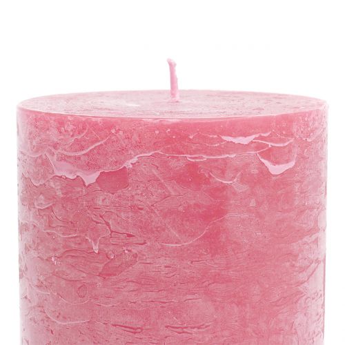 Itens Velas de cor sólida rosa 85x120mm 2pcs