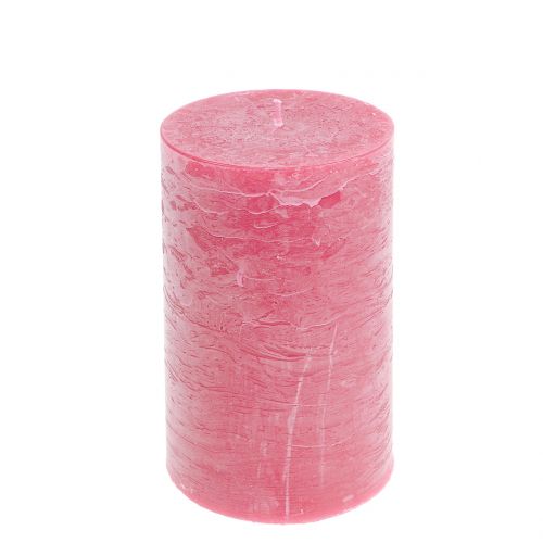 Velas de cor sólida rosa 85x150mm 2pcs