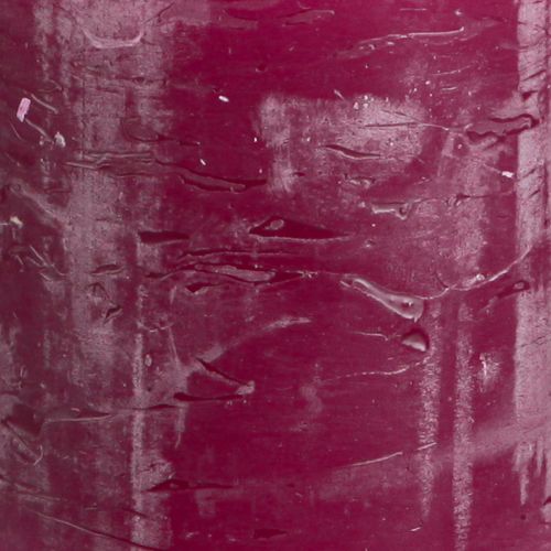 Itens Velas cor sólida Berry pilar velas roxas 70×80mm 4 un
