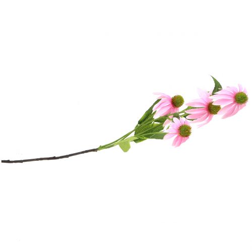 Floristik24 Flor de equinácea rosa claro artificial 90cm