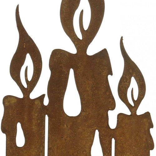 Floristik24 Patina deco Standee velas decoração de Natal H20cm